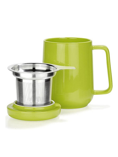Ceramic Travel Tea Cup & Infuser