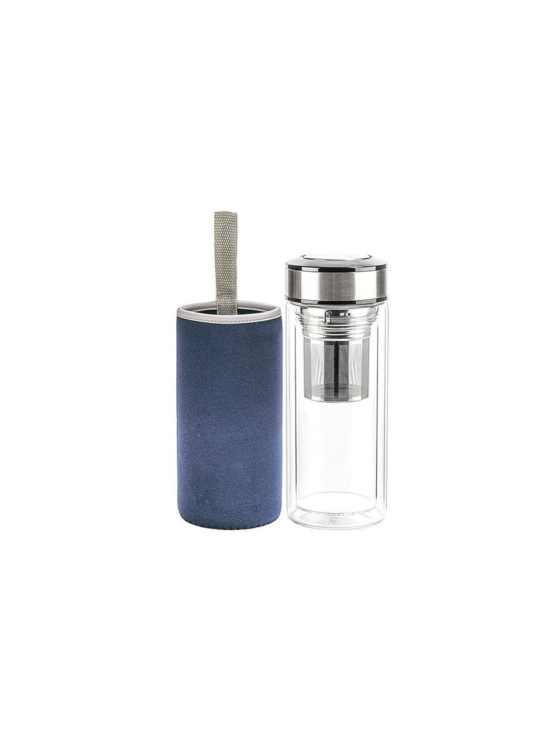 Travel Double Wall Glass Thermos