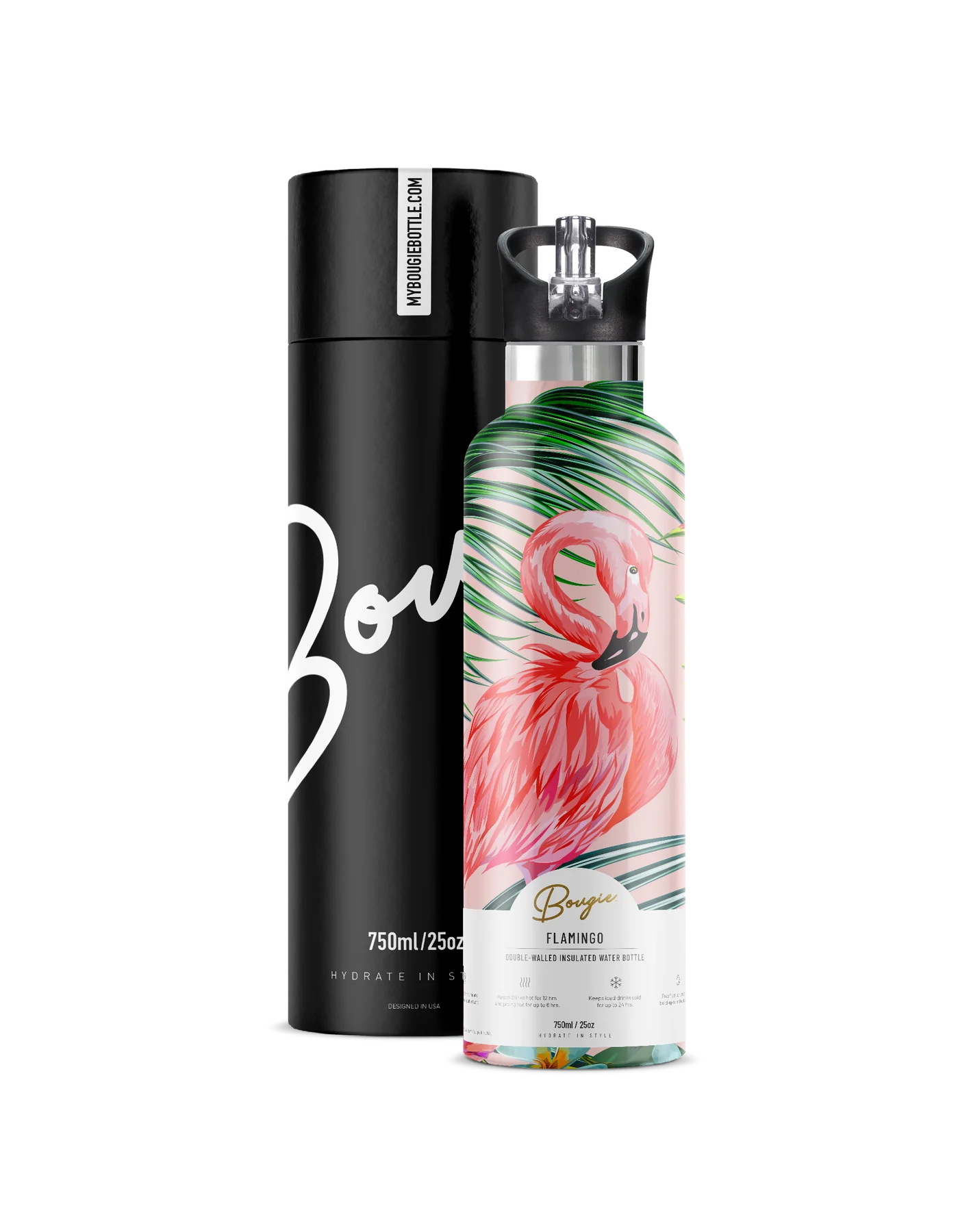 Flamingo | 25oz. Insulated Water Bottle